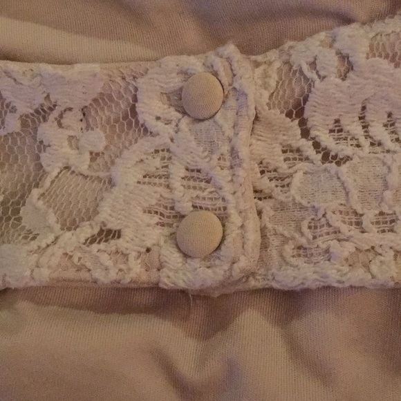 American Eagle Lined White Lace Back Cut Out Dress - Picture 8 of 10